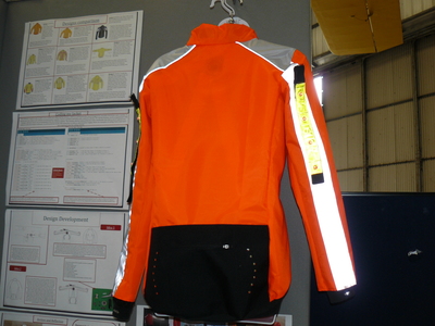 photograph of Electronic Cycling Jacket - click for fullsize image